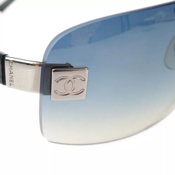 Chanel Sunglasses Eyewear Gray Small Good L2684708 63□17 115092 - Picture 7 of 7